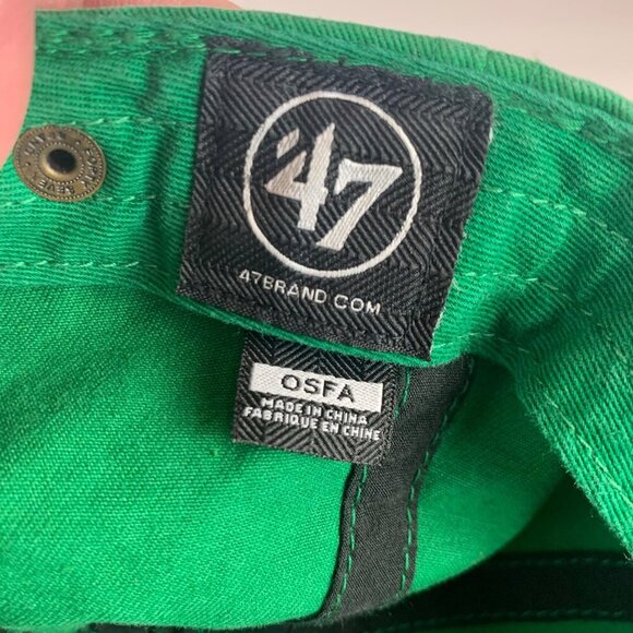 Minnesota North Stars NHL Retro 47 Brand Clean Up Relaxed Fit Strapback Hat - Picture 6 of 6